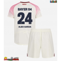 Camisa de Futebol Bayer Leverkusen Aleix Garcia #24 Equipamento Secundário Infantil 2025-26 Manga Curta (+ Calças curtas)